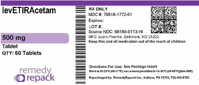 Levetiracetam 500mg 70518 1772 01